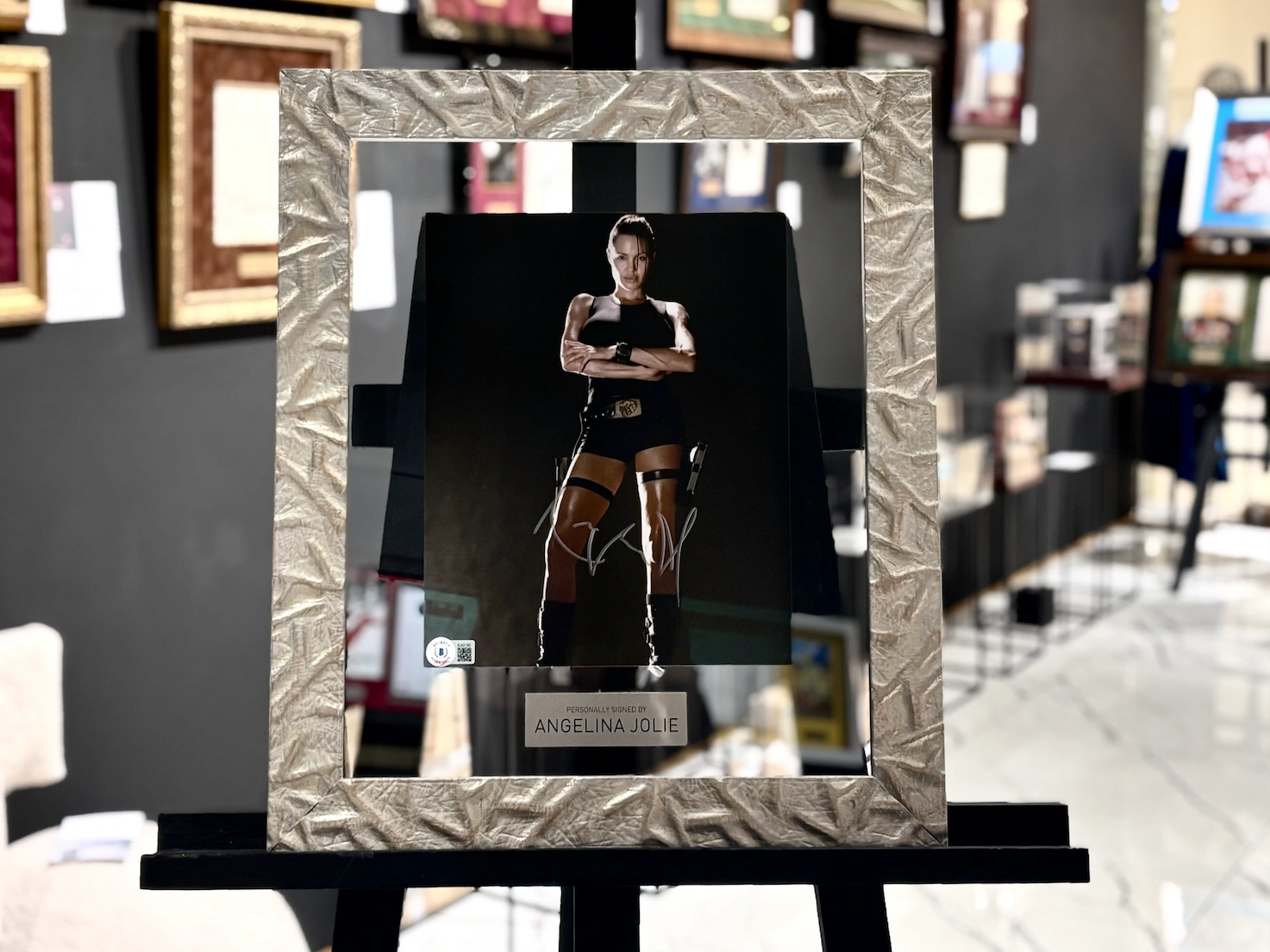 Photo with Autograph — Angelina Jolie — Photo with Autograph