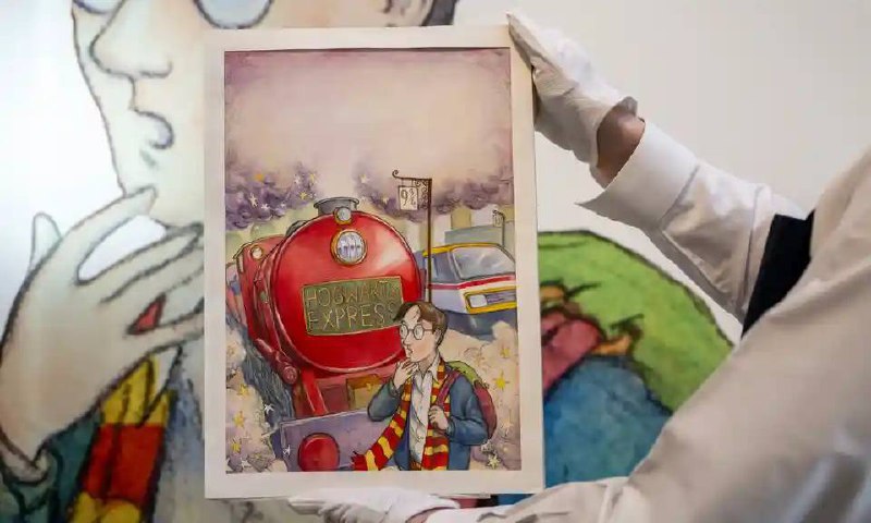 Оригинальный рисунок к первой части книг о Гарри Поттере был продан за рекордные 1,9 млн долларов на аукционе… — фото 1