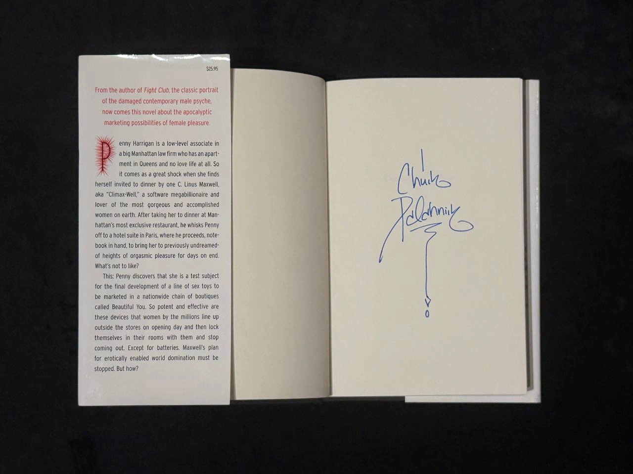 Книга «До самых кончиков» с автографом — Чак Паланик