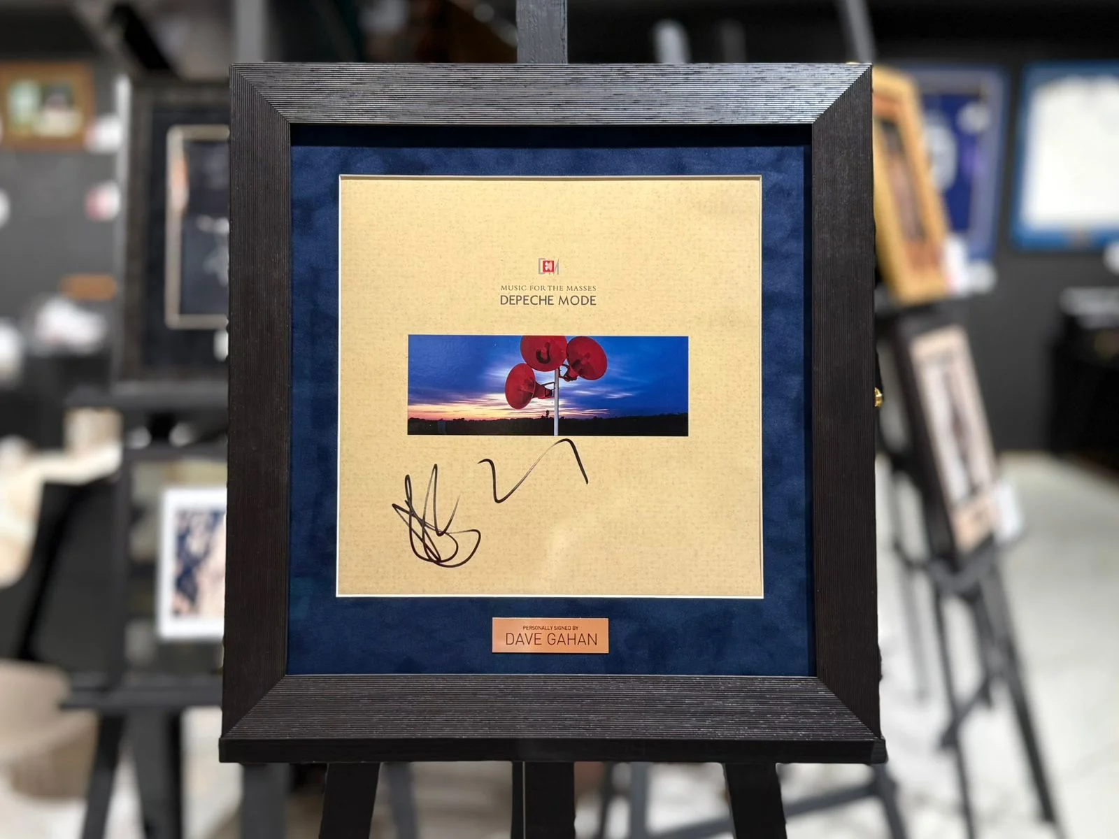 Dave Gahan (Depeche Mode) — Signed Vinyl Record
