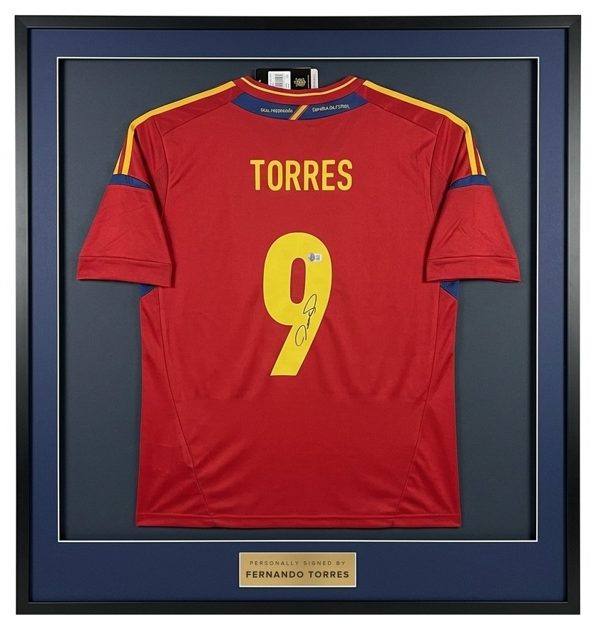 Fernando Torres — Spain National Team Jersey with Autograph