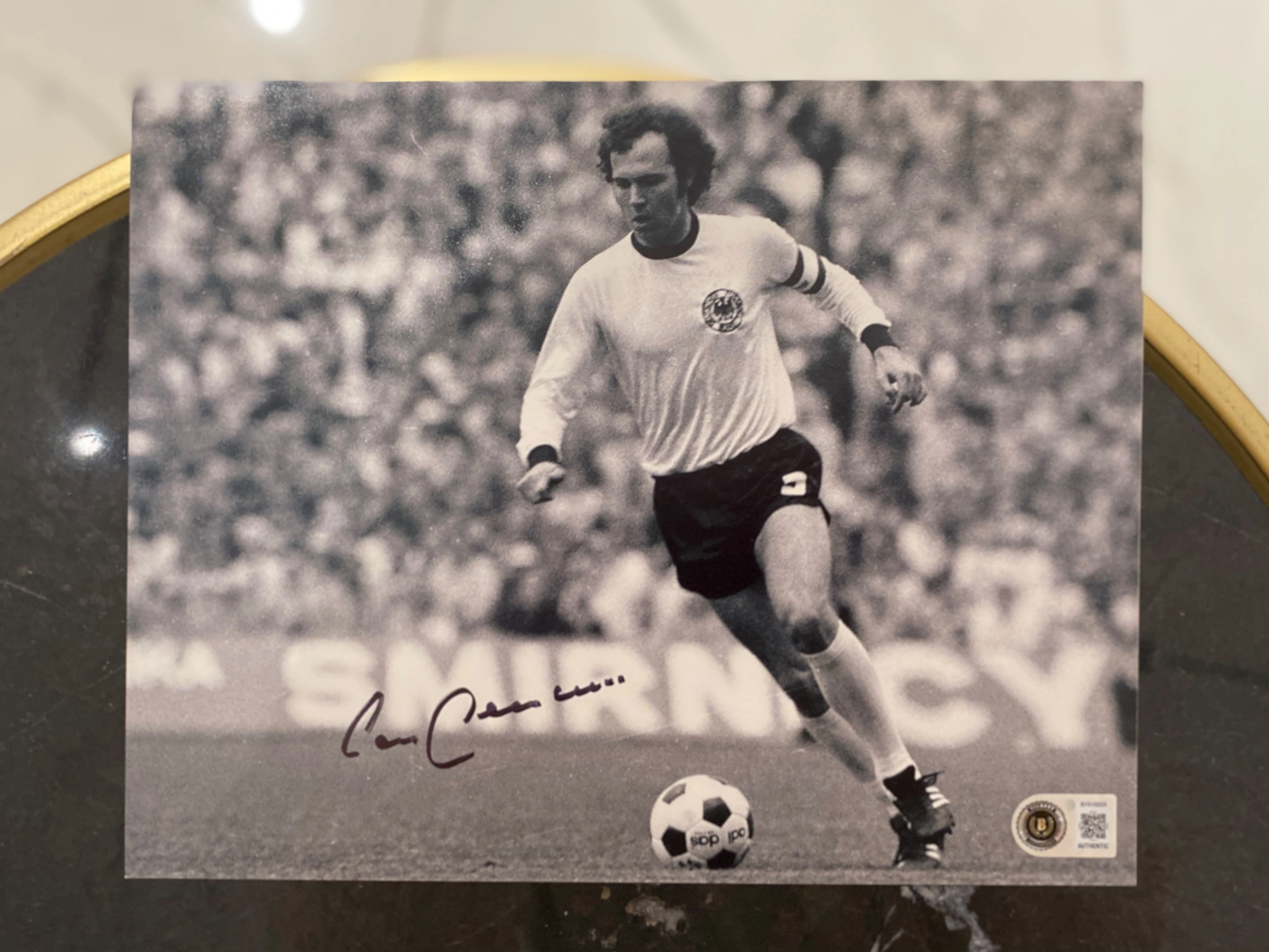 صورة موقعة — Franz Beckenbauer (فرانز بيكنباور) — صورة موقعة