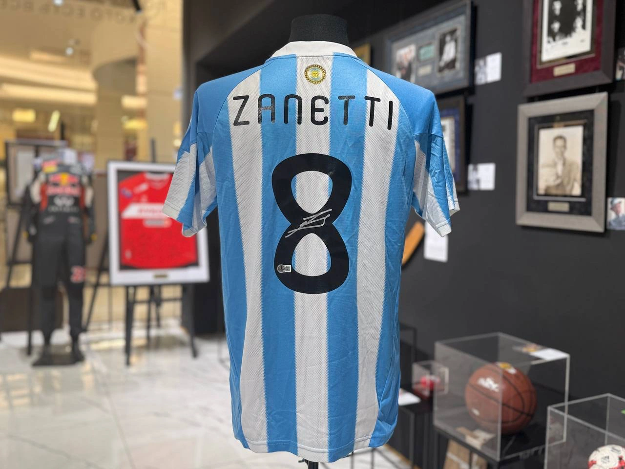 Javier Zanetti (خافيير زانيتي) — قميص منتخب الأرجنتين الموقّع