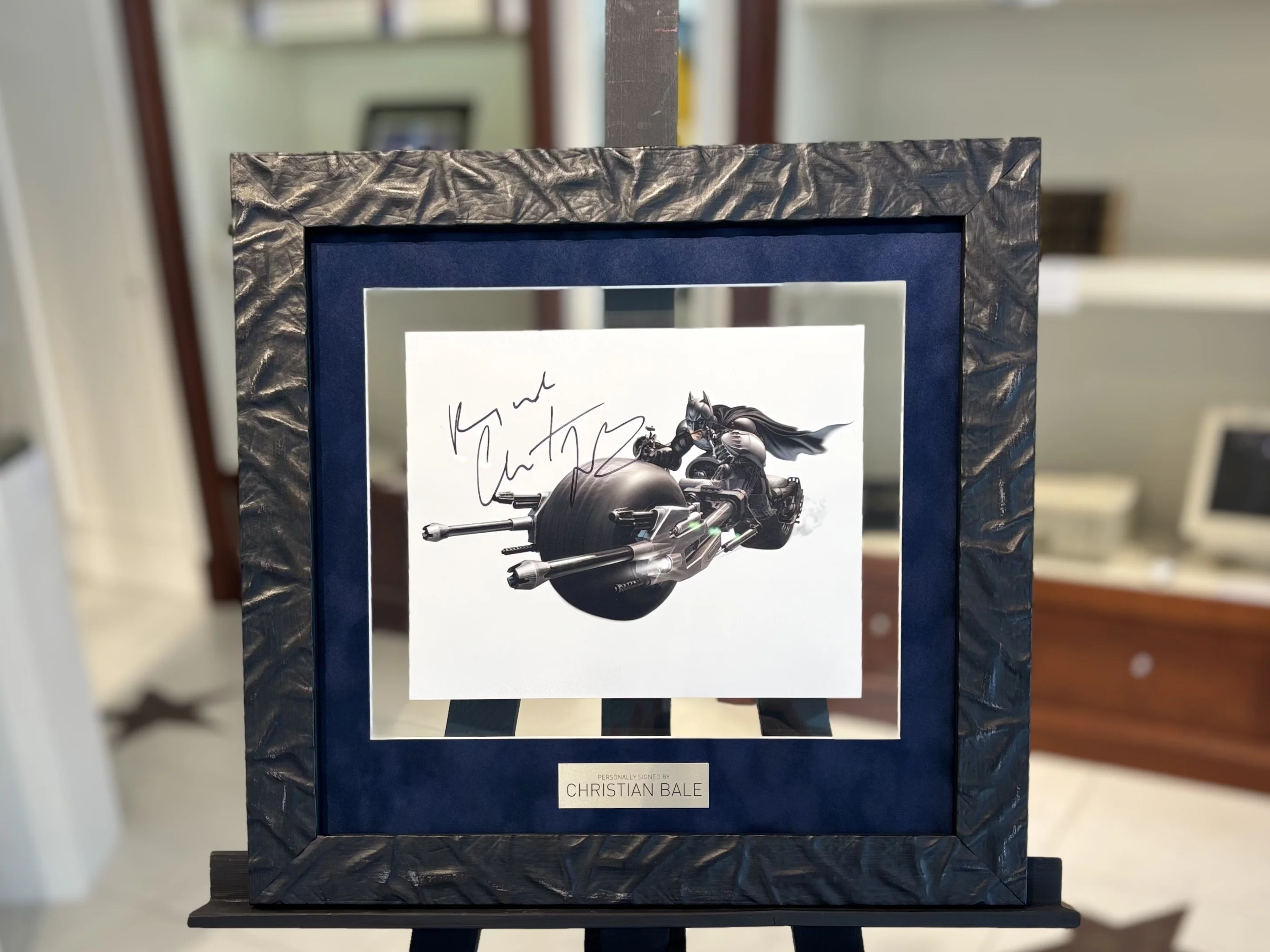 Christian Bale (كريستيان بيل) — Autographed Poster