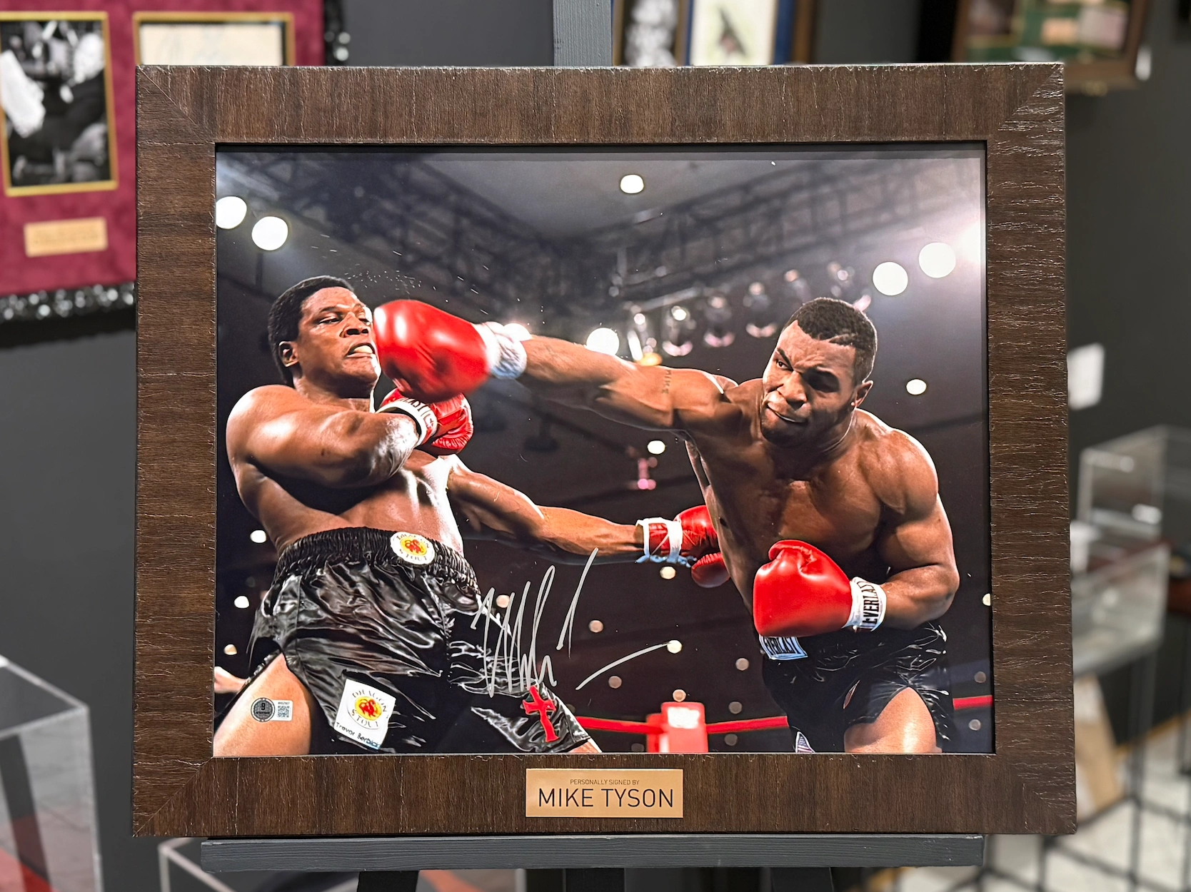 Photo with Autograph — Mike Tyson — Photo with Autograph