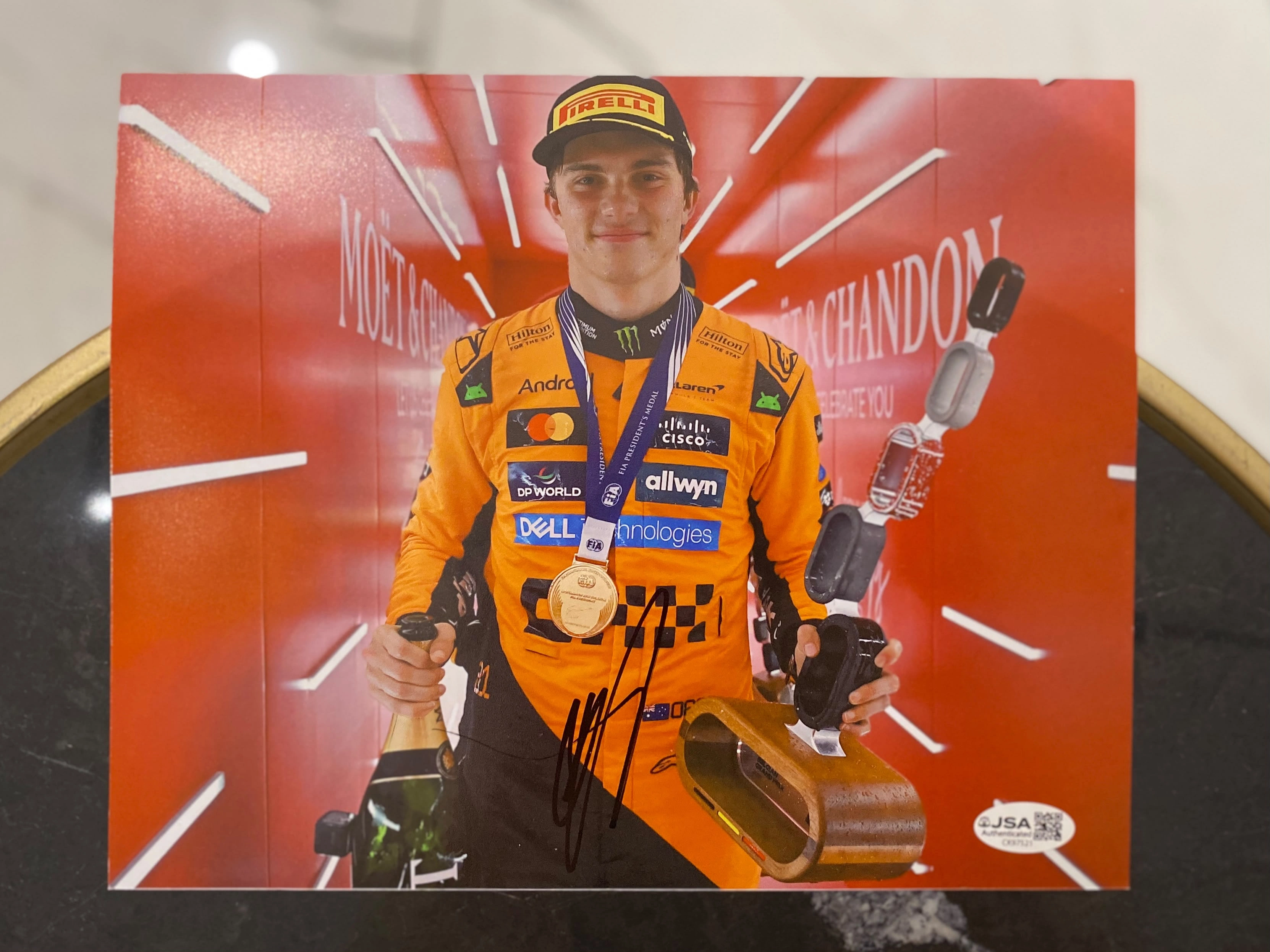 Autographed Photo — Oscar Piastri — Autographed Photo