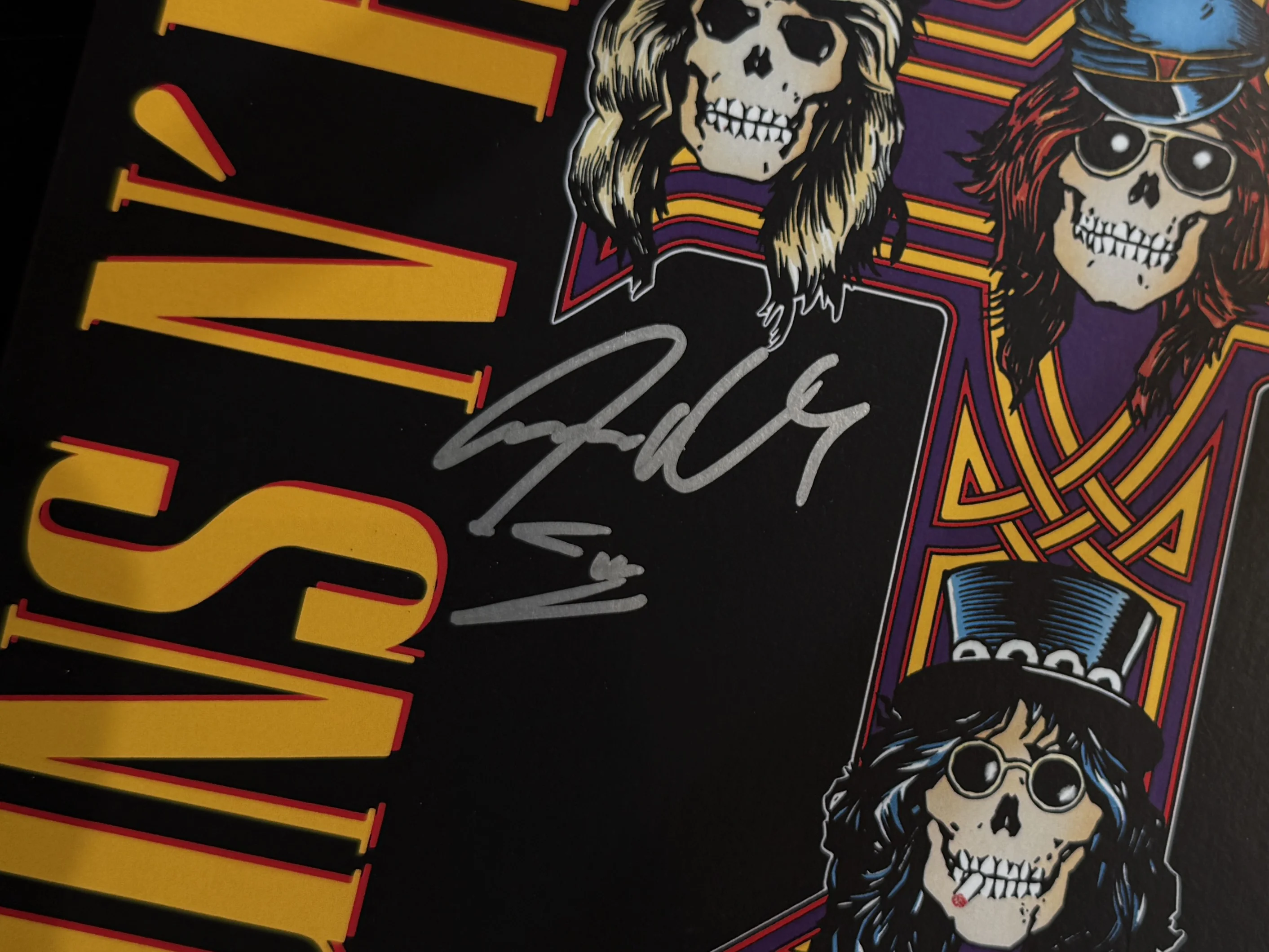 Steven Adler (Guns N' Roses) — Autographed Vinyl Record | Stargift